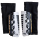 TW Παιδικές επικαλαμίδες ποδοσφαίρου PAOK Shin Guards 4 Logo 1926 with Sleeves